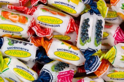 1kg Kaubonbons 5 verschiedene Sorten im Beutel. Ein Klassiker Giveaway