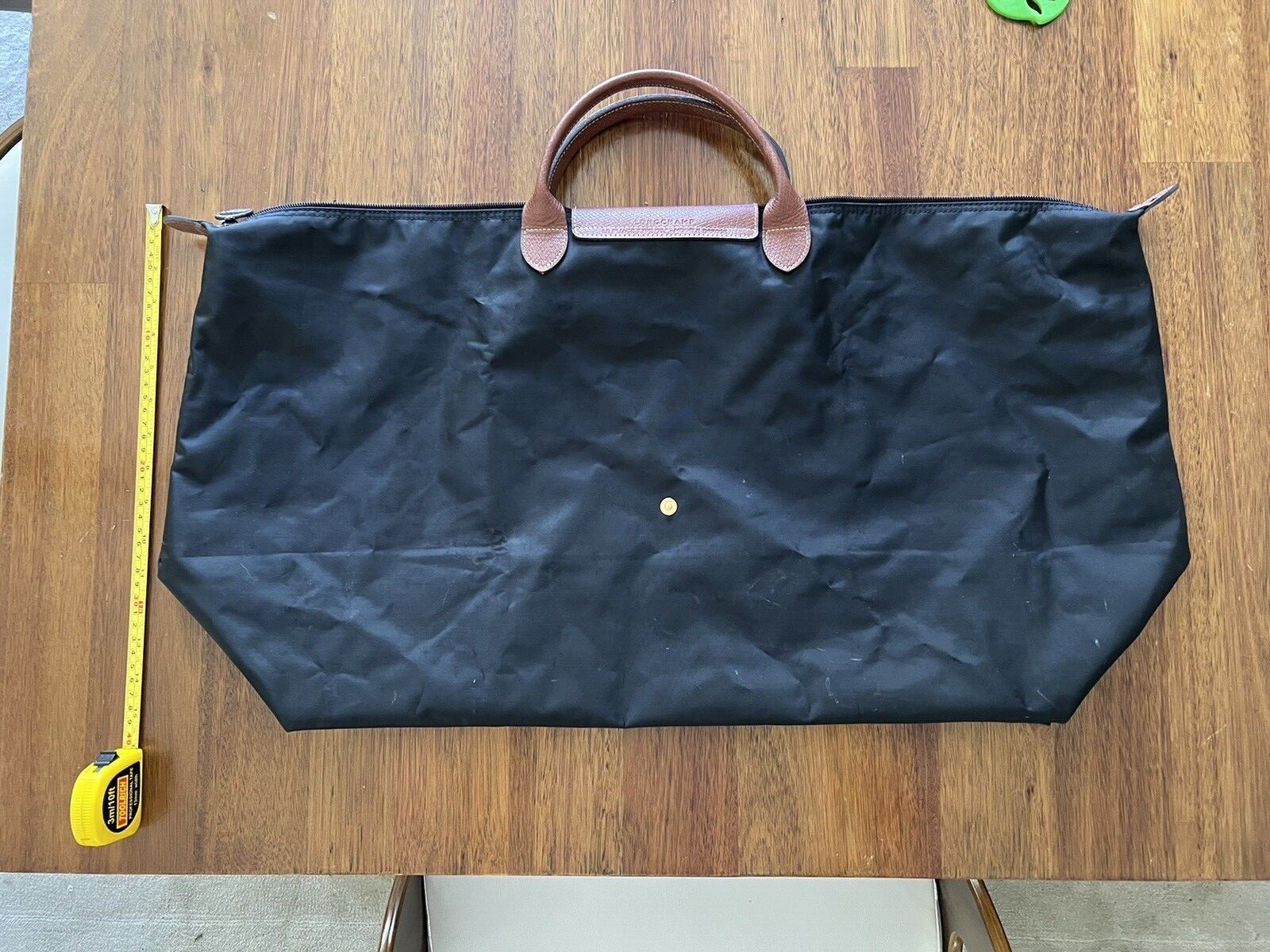 Longchamp Le Pliage Extra large Travel Bag Tote Nylon Leather France eBay