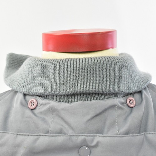 Vintage Geometric Hooded Puffer Coat Womens 14 Aurora International by Abmoor - Picture 6 of 7