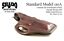 thumbnail 3  - SHADO Leather Holster Standard Model 110A RH Brown TB OWB fits Ruger 85 89