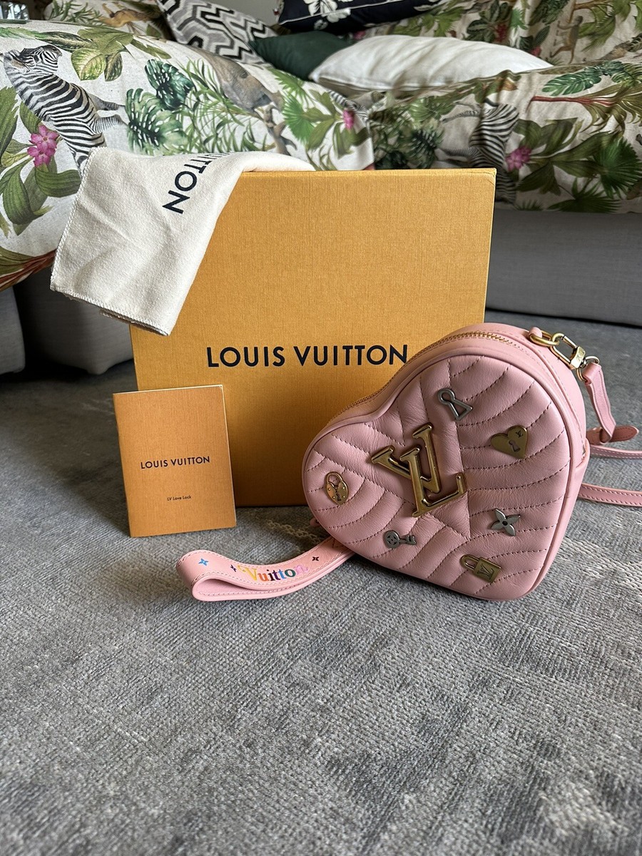 Louis Vuitton Pink New Wave Heart Bag Crossbody Limited Louis Vuitton Pink New Wave Heart Bag Crossbody Limited
