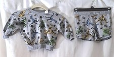 Jurassic World Dominion Sweatshirt  Matching Shorts 2 Piece Active or Sleepwear