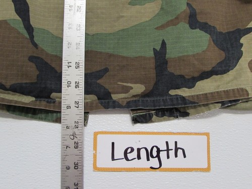 Vintage Military Uniform Camo Coat Jacket Shirt Size Men's Medium Short - Picture 5 of 8