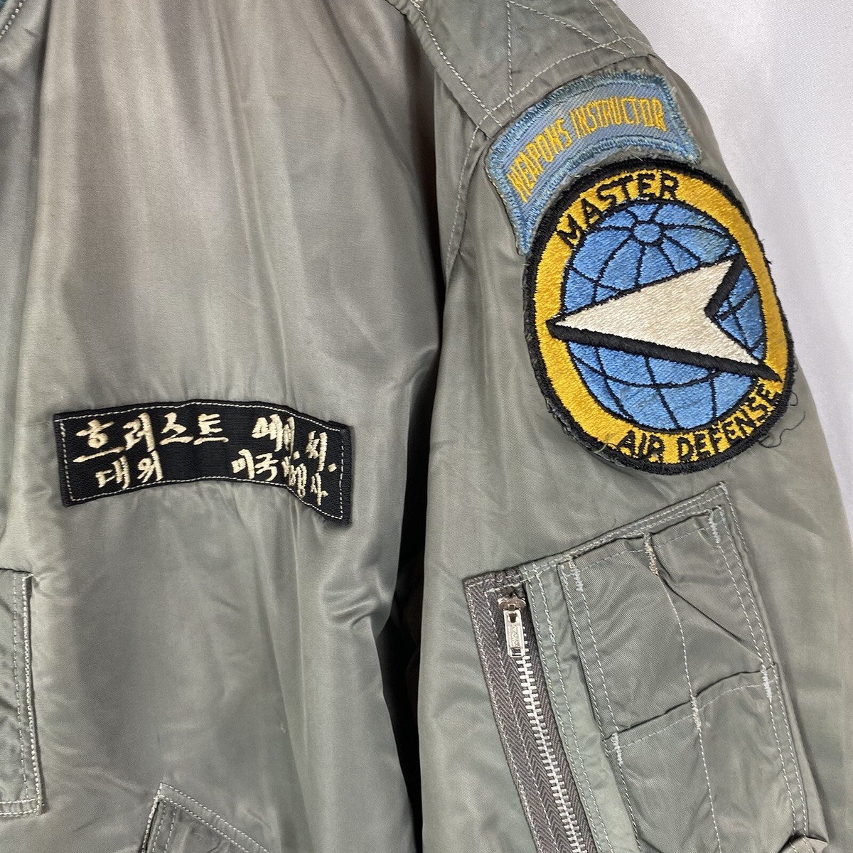 Vietnam War US Air Force Experimental L-2B Flight Jacket Patched