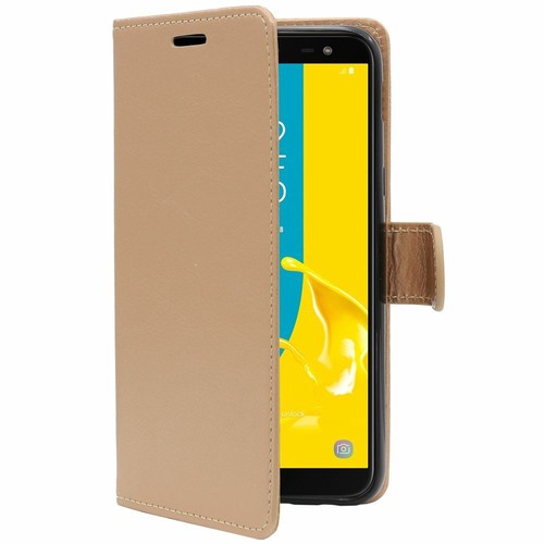 Coque pour Samsung J6 2018 Galaxy SM-J600F Etui Portefeuille Housse PU Cuir Or - Photo 2 sur 4