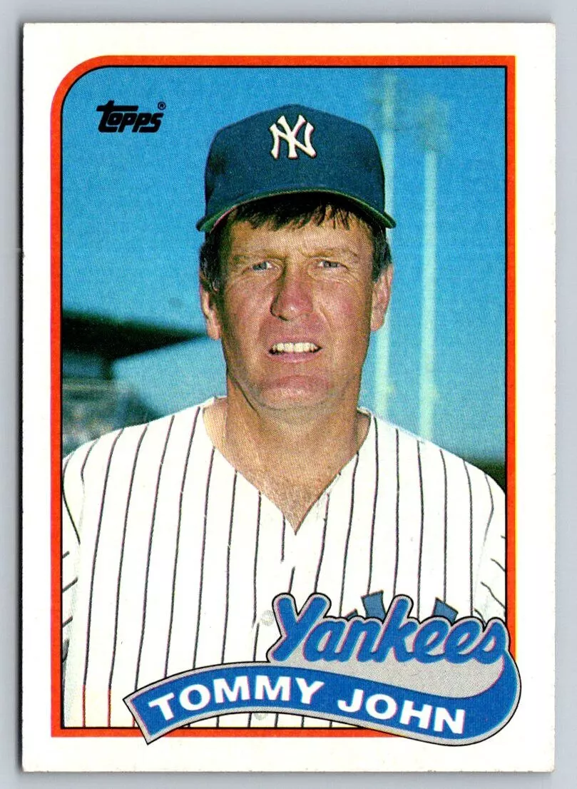 Tommy John trading card