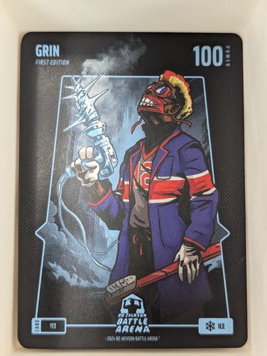 BO JACKSON BATTLE ARENA - ICE - First Edition GRIN #113 Francisco Lindor