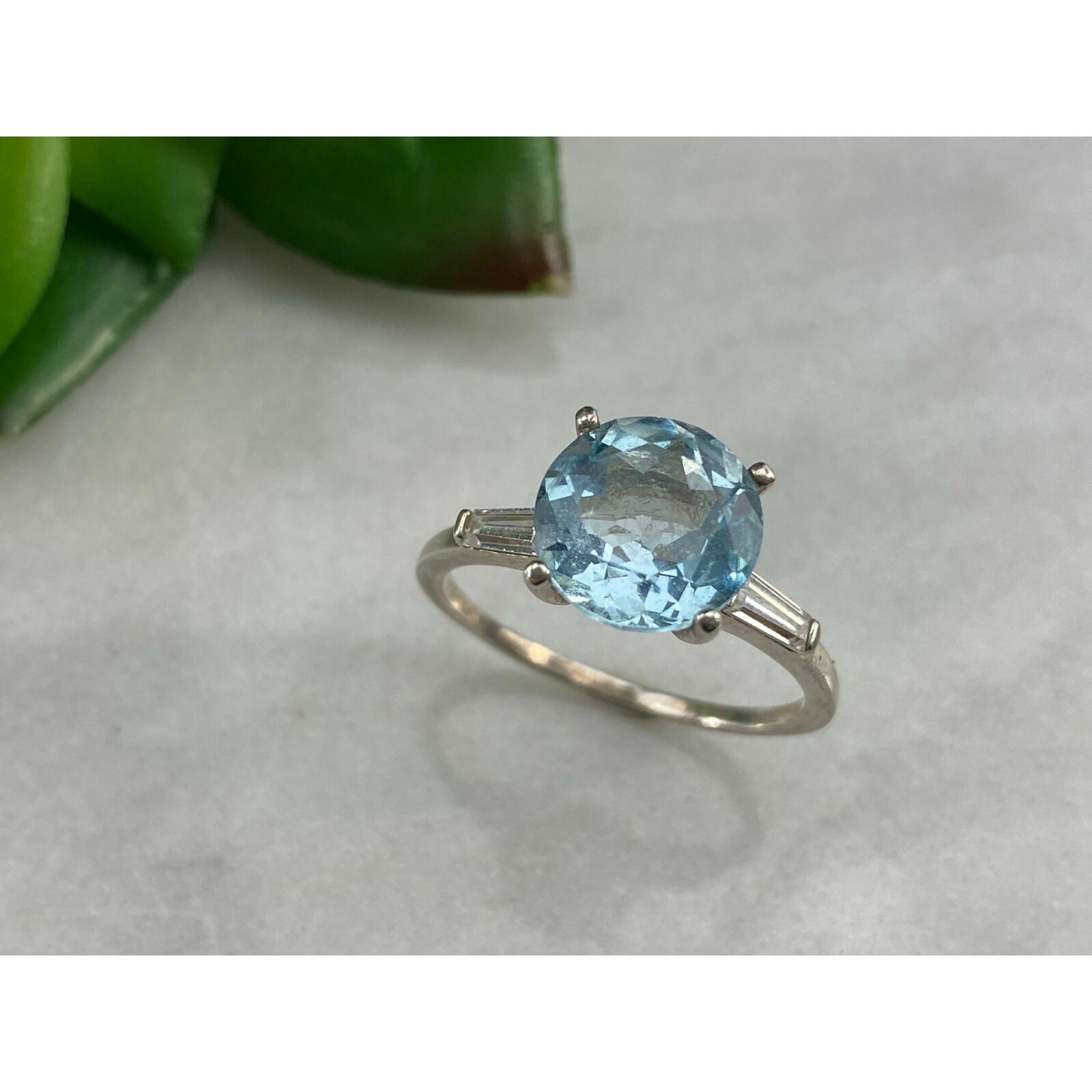 Blue Topaz Statement Ring - Sterling Silver Rings… - image 9