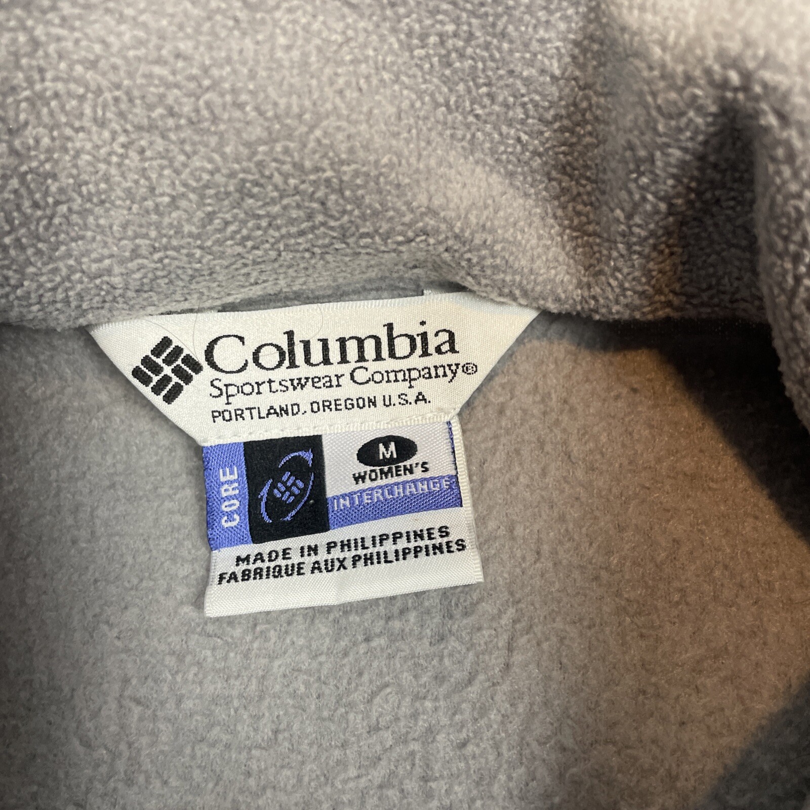 Columbia Women's Medium Gray Full Zip Basic Jacket - image 3