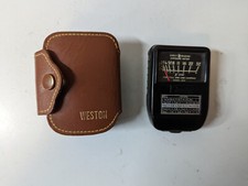 Vintage Weston Direct Reading Exposure Light Meter Model 853 with Case UNTESTED