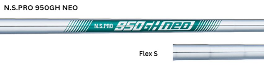 MINT Nippon Shaft N.S.PRO 950GH NEO, .355 Taper, S Flex, 5 to PW