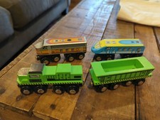 CIRCO TRAIN LOT 4 pieces. Wooden trains