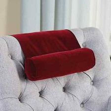 Rutschfeste Nackenkissen Unterstützung für Sessel Relaxsofa Komfort Burgund Geschenk