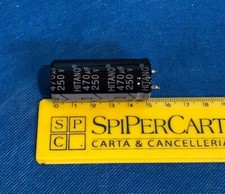 Condensatore Elettrolitico Radiale 470uF 250V, Montaggio PCB - Foto 6