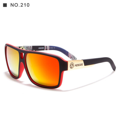 Occhiali Da Sole Sportivi Polarizzati KDEAM – Unisex, Quadrati, Multicolor, UV400, Per Guida E Outdoor