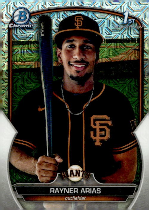 2023 Bowman Chrome Sapphire Edition #BCP-222 Rayner Arias Prospects