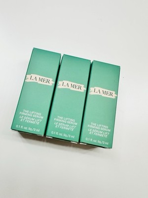 NIB AUTHENTIC 3x LA MER The Lifting Firming Serum Sample 3ml/0.1 oz (9ml Total)
