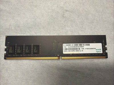 Apacer CL19 Model DDR4 2666mhz 8GB SDRAM (×1 Stick) [RoHS + HF   Compliant]