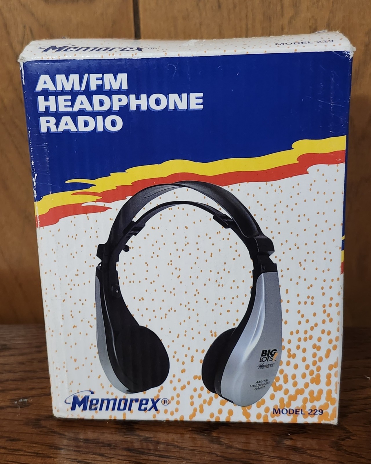 Vintage Y2K Memorex Model 229 AM/FM Headphone Headset Radio 
