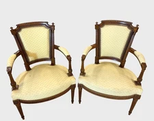 Pair of Directoire style armchairs
