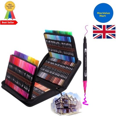 Creative Art Marker: 120 ungiftige Dual Tip Stifte zum Skizzieren und Kalligraphieren