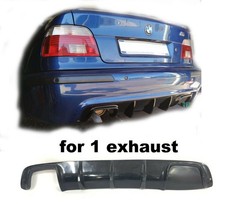 bmw E39 Diffusor an Hecksto�stange Lip M5 HM LIP Spoiler 1 Auspuff