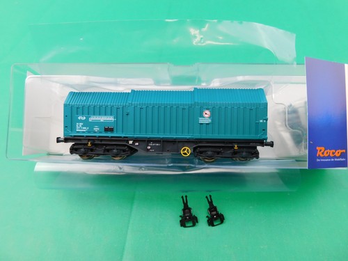 B07 Roco H0 Güterwagen 66431 NS Teleskophaubenwagen AC KKK OVP TOP | Zustand: Gebraucht