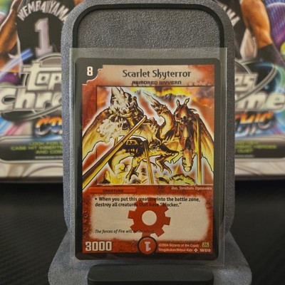 Duel Masters Card Game, Scarlet Skyterror S8/S10 Super Rare Foil NM English