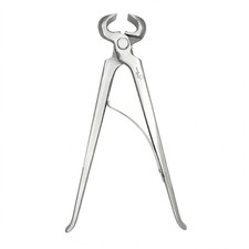 12  Hoof Nipper Spring Loaded Farrier Tool   Vanadium Steel, Dull Finish   He...