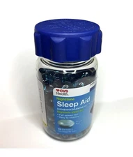Nighttime SLEEP AID 50mg Diphenhydramine Softgels, 96 Count - New