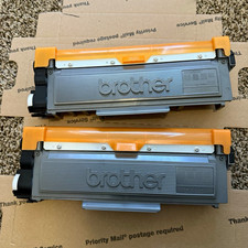 Brother TN-660 Genuine Original Black Laser Toner Cartridges 2 Pack