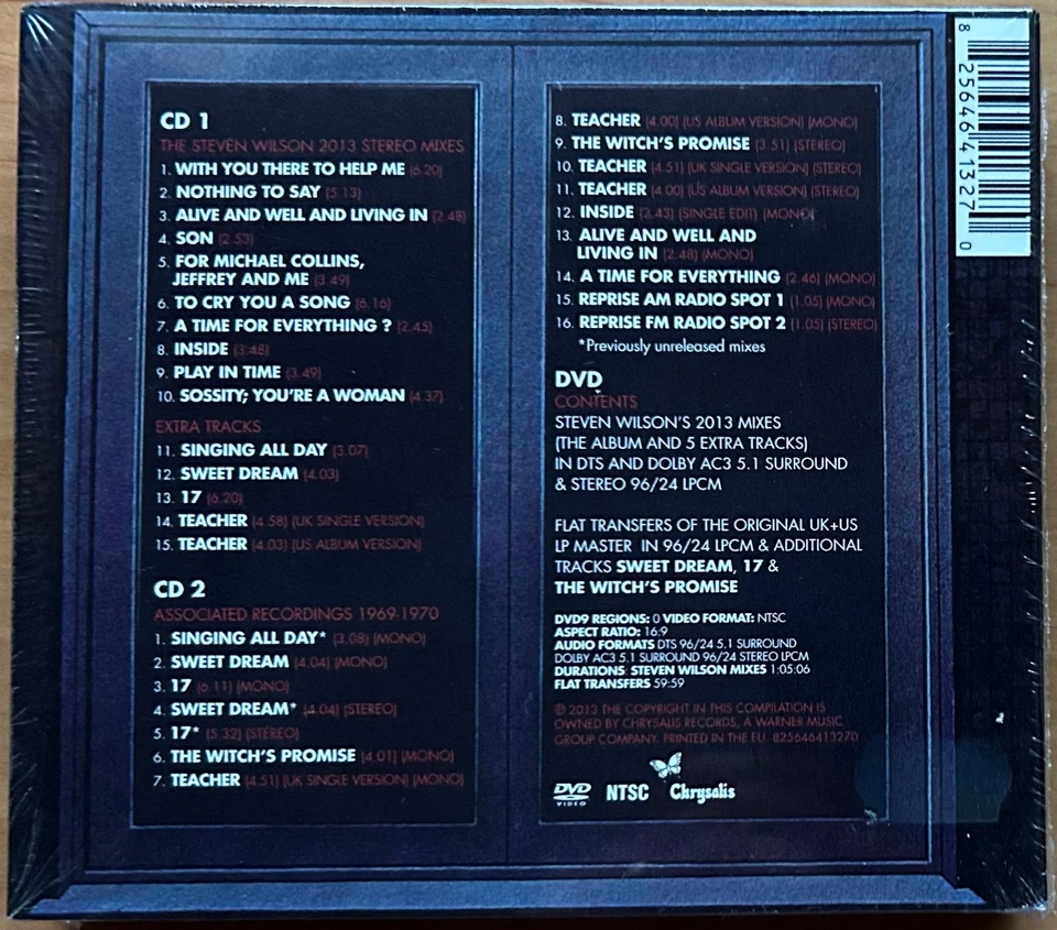 Jethro Tull: BENEFIT - 2CD + DVD - Deluxe Edition Box Set - E.U. 2013 - NEU/OVP! - Bild 2 von 3