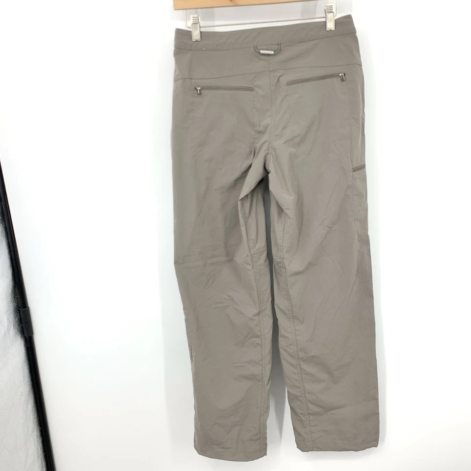 LL Bean Women Size 4 Small Pants Brown Vista Nylon Stretch Hike Quick Dry Adjust - Image 4 of 4