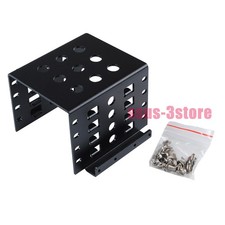 New Hard Disk Cage 2.5 To 3.5in Expansion Bracket Desktop SSD Rack For 2.5in HDD