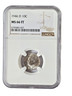 1946 D 10C NGC MS 66 FT Denver Roosevelt