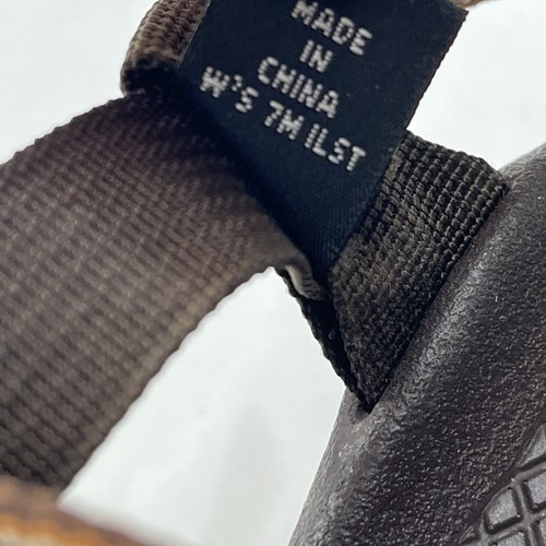 Chaco Z/2 Womens Size 7 Vibram Sole Sport Strap Sandal Brown Striped Hiking - Picture 11 of 11
