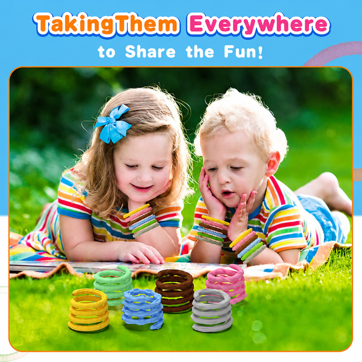 Set di 6 Fidget Toys in Silicone Antistress foto 6
