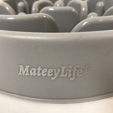 OPEN BOX Mateeylife Large Slow Feeder Dog Bowl, Anti-Choking Puzzle Dog Food,