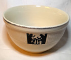 Vintage HALL's Superior Quality Silhouette Tavern 9”x 5" Mixing/Serving Bowl USA