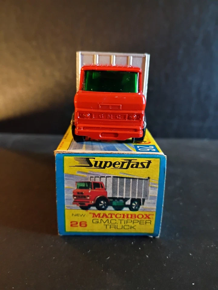 Matchbox  Superfast #26 GMC Tipper Truck VN/MINT  In Original G Box - Image 3 of 4