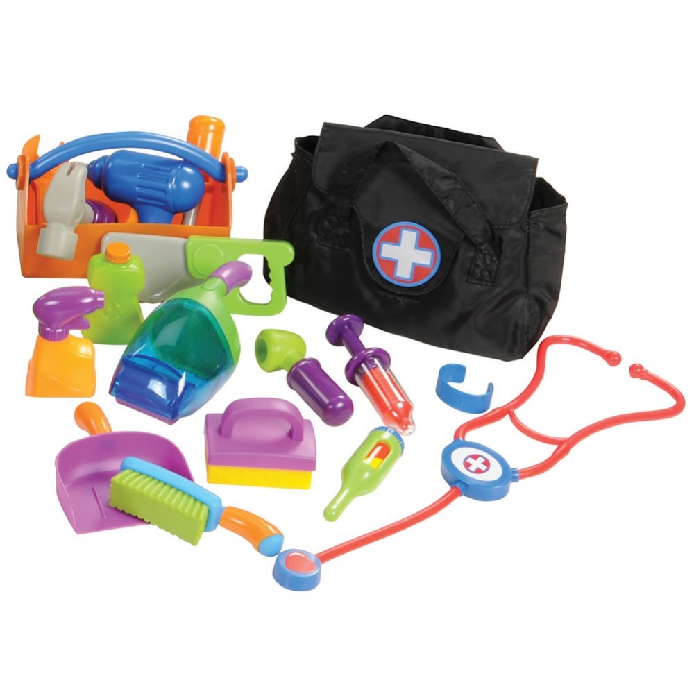 Learning Resources Toddler Pretend Play Starter Set - 115 Pieces