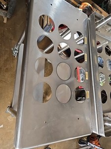 Silverware Cart, Stainless Steel, Commercial