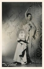 Josephine Baker #7 Signed Autograph Photo Postcard COPY