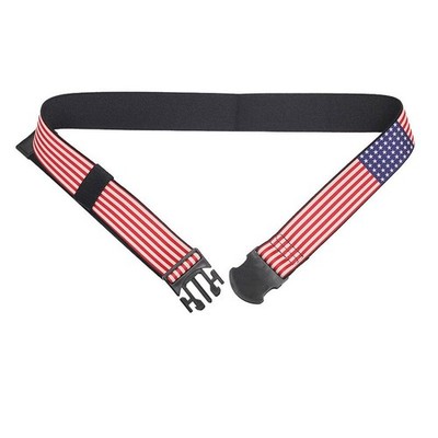 The Adventure Belt, Heavy Duty Elastic Webbing, Non-Metal Travel Friendly Buckle