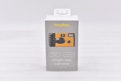 heyday Single-use Camera w/ Built-in Flash - Yellow Gold 