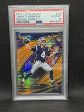 JARRETT STIDHAM 2019 SELECT FIELD LEVEL ORANGE PULSAR ROOKIE /11 PSA 10 POP 3