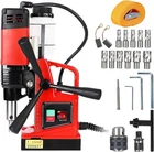 Mag Drill Press Electric Portable Magnetic Drill 1300W 810 RPM 1.6" Max Diameter