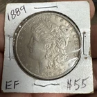 1889 Morgan Silver Dollar Philadelphia Mint 90% Silver U.S Coin Very Fine +🇺🇸