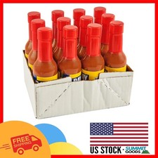 Versatile Hot Sauce, 12 Bottles Of 5oz - Perfect For Seafood, Wings & Burgers