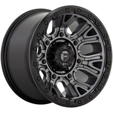 20x10 Fuel D825 Traction 5x55x127 -18 Gunmetal Black Ring Wheels Rims Set4 71